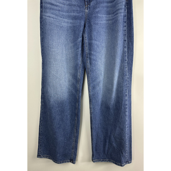 AYR The Secret Sauce High Rise Loose Straight Leg Jeans Blue Denim Women's 32 - Picture 4 of 11